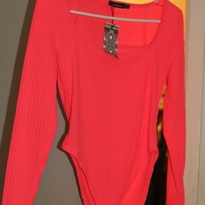 Boohoo Hot Pink BodySuit